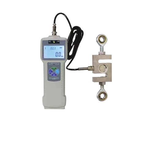 DS2 100N-5KN Digitales geteiltes Druckspannungsmessgerät, externes Push-Pull-Kraftmessgerät for zerstörende Spannungs- und Kompressionstests im Labor Weit verbreitet(50KN) von KAKAK
