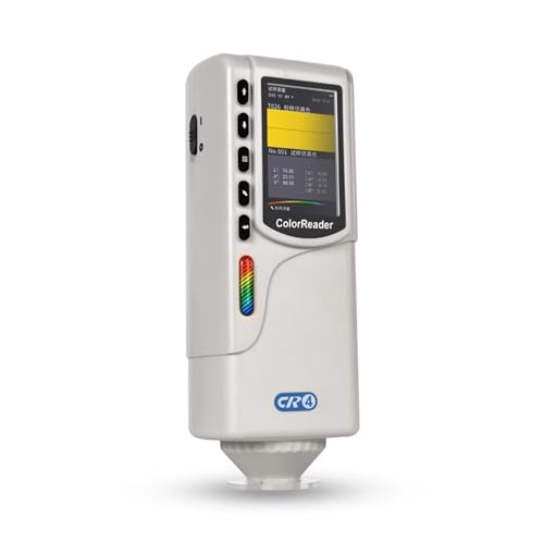 Digitaler Farbdifferenziertester LED Lampenmessgerät Handspektrometer Farbanpassungswerkzeug Farbanalysator mit einem Durchmesser von 4 mm Messgenauigkeit(Glass Testing) von KAKAK