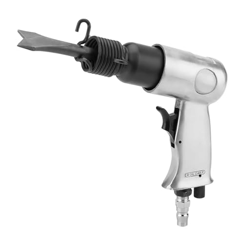 Drucklufthammer, Industrie-Drucklufthammermeißel 1/4 10 mm - Leistungsstarke Schaufel mit geradem Griff für schwere Aufgaben für Metalworks, Rost usw Drucklufthammer, Industrie-Drucklufthammermeißel 1/4 10 mm - Leistungsstarke Schaufel mit geradem Griff für schwere Aufgaben für Metalworks, Rost usw von KAKAK