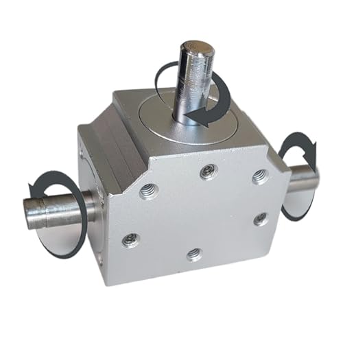 Geschwindigkeitsverhältnis 1:1 Lenkung Kleine Winkelkommutator Horizontales Winkelgetriebe Doppel 8MM X 17MM Achse Winkelantrieb Lenkgetriebe(Modell4) von KAKAK