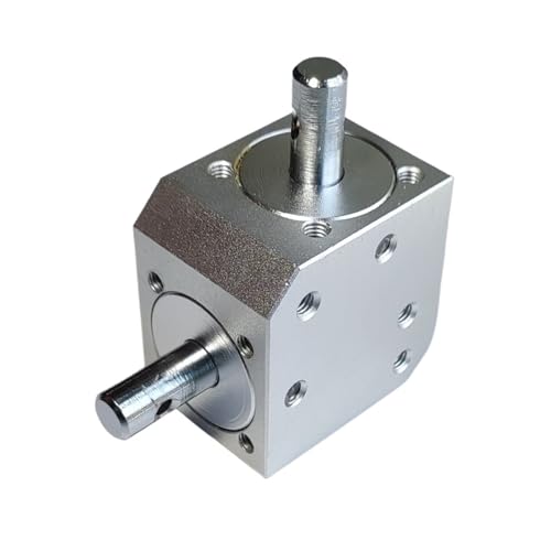 Geschwindigkeitsverhältnis 1:1 Lenkung Kleiner Rechtwinkliger Umschalter Horizontale Rechtwinklige Doppelwelle 8MM X 17MM Lenkgerät mit Winkelübersetzung (Model1) von KAKAK