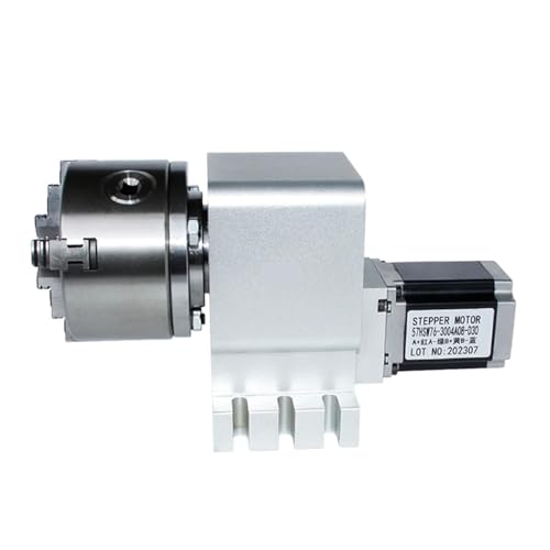 Harmonic Reducer Harmonic Gearbox A 4. Achse Drehschrittmotor CNC-Indexierkopf 3/4 Backen 100MM Spannfutter Breites Anwendungsspektrum(3 Jaws 100mm Chuck) von KAKAK
