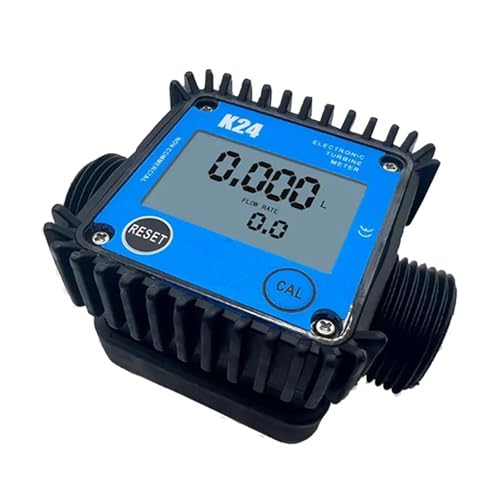 K24 Micro Turbine Flow Meter G3/8 "G1/2" Digitaler Hochdrucksensor for Diesel Benzin Öl Wasser Niedriger Fehler(8mm 0.2-10LPM) von KAKAK