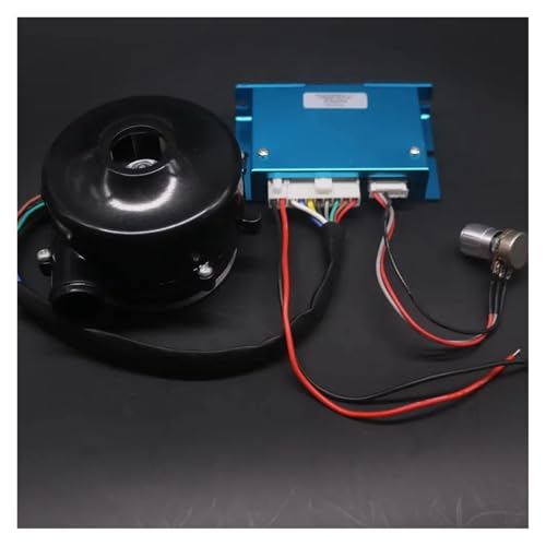KAKAK Bürstenloses Luftgebläse mit Treiber, DC 12 V/24 V, Zentrifugalventilator, mit Saugleistung 9,5 kpa mit starker Wärmeableitung (DC 12 V) von KAKAK
