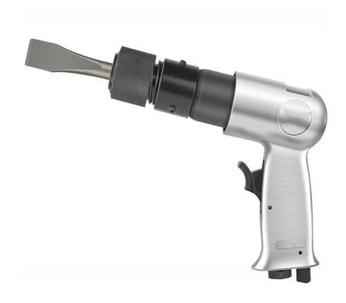 KAKAK Drucklufthammer, 6,35 mm (1/4 Zoll), Industriegriff, gerader Typ, pneumatisches Hammerwerkzeug, Schaufelhammer, Windwerkzeug, Pick-Rostentfernerkopf, Meißel, pneumatisches Werkzeug für von KAKAK