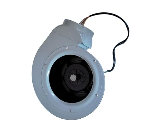 KAKAK Leiser Zentrifugalventilator mit drei Geschwindigkeiten, 350 W, 500 W, Dunstabzugshaube mit starker Wärmeableitungskapazität (500 W) von KAKAK