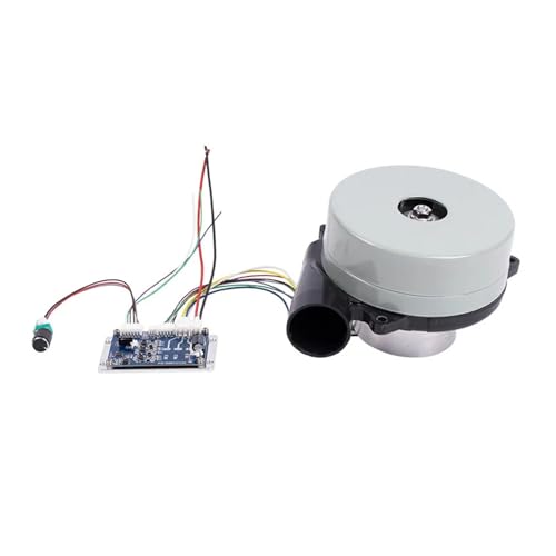 KAKAK Luftpumpe, 14,5 kPa, 30 CFM, 48 V, DC Ventilator für aufblasbare Luftballons, Staubsauger und Sämaschine mit Controller mit starker Wärmeableitungskapazität von KAKAK