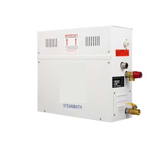 KAKAK Saunaheizung, Selbstentleerender Dampferzeuger Dusche Saunabad Home Dampfbad Spa Generator 8KW Spa Ausrüstung Dampfbad Generator Home Hotel Spa Dusche Verwendung von KAKAK