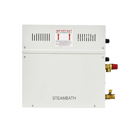 KAKAK Saunaheizung, selbstentleerender Dampfgenerator, kommerzielle Nassdampfmaschine, elektrische Heizung, Dampfmaschine, Begasungsmaschine, Saunaraumausrüstung, Zuhause, Hotel, Spa, Dusche (ST von KAKAK