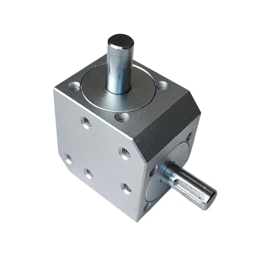 Kleiner rechtwinkliger Kommutator Kleines Getriebe für Präzisionslenkgetriebe unter 2000 U/min 1:1 Doppel 8MM Welle Winkelgetriebe(Model1) von KAKAK
