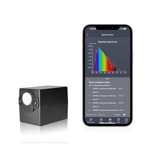 Labor-LED-Spektrumanalysator, kabellos, P4-Farb-Luxmeter for blaues Licht, Wellenlänge 340–780 nm für Pflanzenwachstumslabor Labor-LED-Spektrumanalysator, kabellos, P4-Farb-Luxmeter for blaues Licht, Wellenlänge 340–780 nm für Pflanzenwachstumslabor von KAKAK