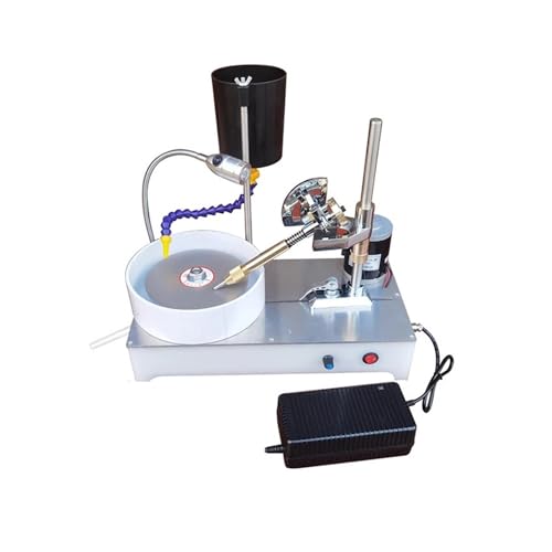 Poliermaschine für Präzisions-Schmuck, Facettiermaschine zum Stanzen, Gleichlaufende Geschwindigkeit Winkelschleifer für Schmuck, Holz, Bernstein, Metall, Jade Poliermaschine für Präzisions-Schmuck, Facettiermaschine zum Stanzen, Gleichlaufende Geschwindigkeit Winkelschleifer für Schmuck, Holz, Bernstein, Metall, Jade von KAKAK