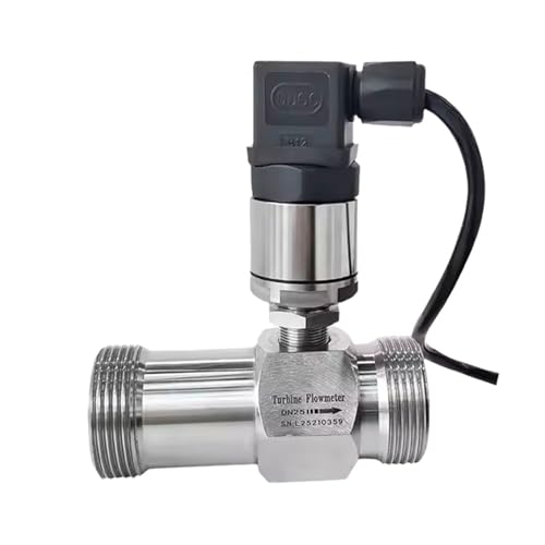 RS485 Elektromagnetischer Turbinendurchflussmesser DN4-DN50 Gewindepipeline Wasseröl-Flüssigkeitsdurchflussmesser G1/2 Präzise Messwerte(DN15 RS485) von KAKAK
