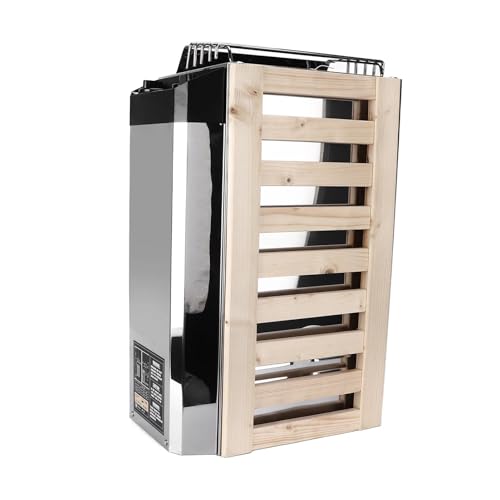 Saunaofen, 3KW Saunaofen Edelstahl Saunaofen Innenkontrolle Saunaofen für Schlafzimmer Büro Home Hotel Spa Duschverwendung(3KW) von KAKAK
