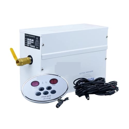 Saunaofen, Dampfbad Saunaofen mit Dampfgenerator 3 kW / 4,5 kW für Hausgasmaschine SPA mit digitaler Steuerung Verwendung der Dusche Spa für das Haus des Hotels (3K von KAKAK