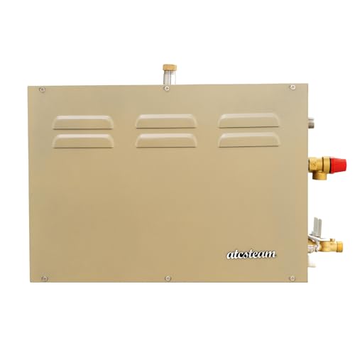 Saunaofen, selbstentleerender Dampfgenerator Dusche Sauna Bad Haushaltsdampfbad Spa Generator Nassdampfmaschine Dampfgenerator für trockene und feuchte Dampfsauna Verwendung des d von KAKAK