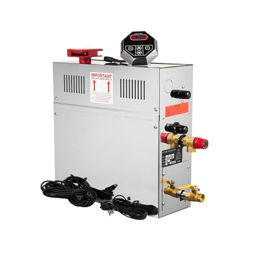 Saunaofen, selbstentleerender Dampfgenerator mit 4,5 kW Mini-Dampfgenerator für Luxus-Dampfbad aus Edelstahl für Badezimmer Verwendung der Dusche Spa für zu Hause im Hotel (ST135M Saunaofen, selbstentleerender Dampfgenerator mit 4,5 kW Mini-Dampfgenerator für Luxus-Dampfbad aus Edelstahl für Badezimmer Verwendung der Dusche Spa für zu Hause im Hotel (ST135M von KAKAK