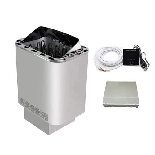 Saunaofen Dampfgenerator Edelstahl Sauna Dampfbad Dampfbad Maschine 6KW Trockendampf Spa Mini Elektrische Heizung for Sauna Controller Touchscreen Digital Saunaofen von KAKAK