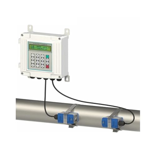 TUF-2000SW Ultraschall-Durchflussmesser Wandmontierter Flüssigkeitsdurchflussmesser mit TS-2 TM-1 TL-1 Klemmwandler for Kupfer-/PVC-Rohre Niedriger Fehler(TS-2-HT) von KAKAK
