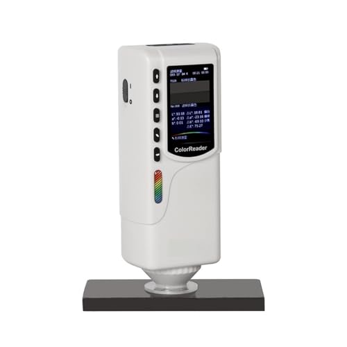 Tragbarer Farbanalysator Digitales genaues Kolorimeter Farbdifferenz-Farbmessgerät mit Präzisions-Farbleser, Farbsensor Messgenauigkeit(Wood Testing Instrument) von KAKAK