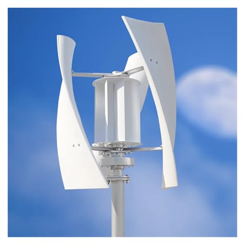 Windgenerator mit vertikaler Achse mit 5000 W Wohn-Windgenerator 24 V 48 V Elektrischer Generator mit MPPT-Ladegerät zur Stromerzeugung im Notfall (Wind Tur von KAKAK