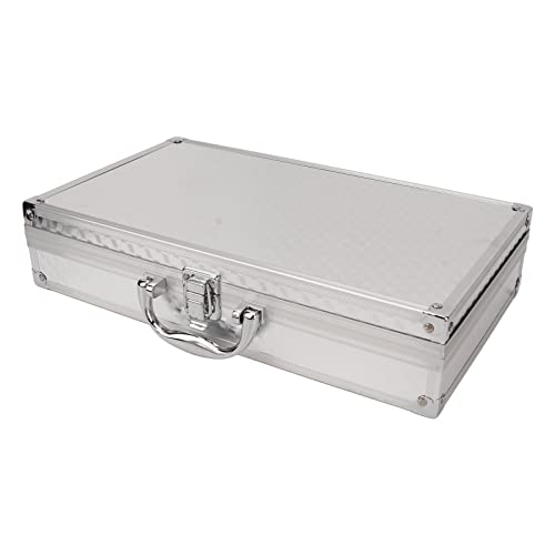 Aluminium-Werkzeugkoffer, Schnallenverschluss, großes Fassungsvermögen, winkelgewickelte Aluminium-Aufbewahrungsbox für den Heimgebrauch für Pinsel von KAKAKE