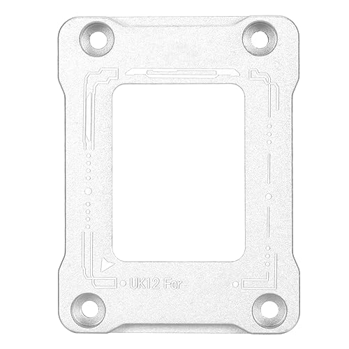 KAKAKE Anti-Biege-Schnalle, Biegedruckplatte aus Aluminiumlegierung LGA1700 BCF für CPU (Silber) von KAKAKE