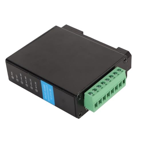 KAKAKE RS232 RS485-zu-RJ45-Modul, RS485-zu-RJ45-Ethernet-Modul 10 100M Selbstadaptive TCP-UDP-Funktion 1200 Bis 115200bps für die Kommunikation von KAKAKE