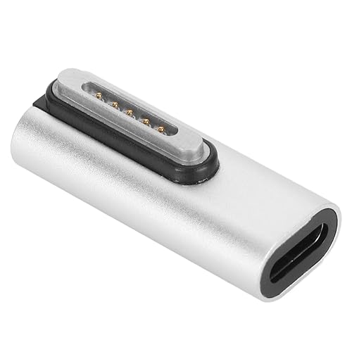 Magnetischer -Adapter, auf-Magnet-Adapter, Vergoldet, 140 W Schnellladung für Profi-Laptops (Mittlere Kurve) von KAKAKE