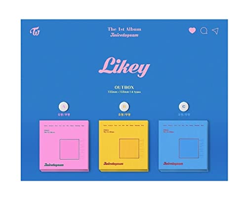 KAKAO Twice – TWICETAGRAM Album + Extra Fotokarten Set [A+B+C ver. Set] (JYPK0854) von KAKAO