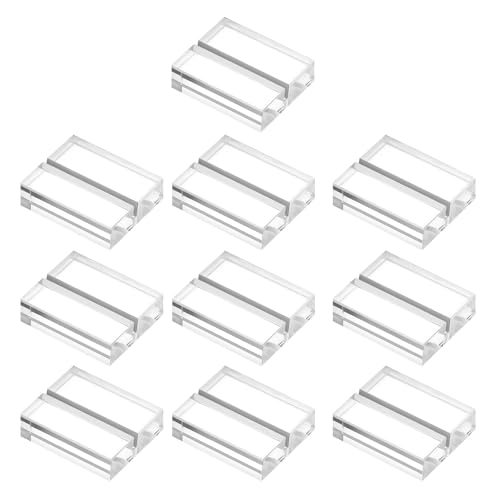 10 x praktische Tischkartenhalter aus Acryl, für Veranstaltungen, Tischkartenständer für Bürotisch und Event-Dekoration 10 x praktische Tischkartenhalter aus Acryl, für Veranstaltungen, Tischkartenständer für Bürotisch und Event-Dekoration von KAKASEA