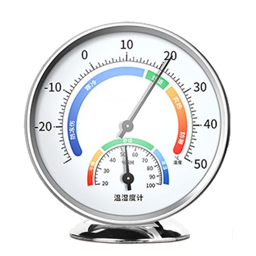 Innen Außen Thermometer Große Zahlen Wandthermometer Hygrometer Wasserdicht Keine Batterie Erforderlich Hygrometer Innen Thermometer Für Raumtemperatur Innenthermometer Und Luftfeuchtigkeitsmessgeräte von KAKASEA