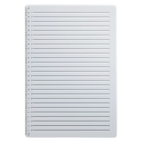 Linienschablone für Journaling 30 Linien, College, linierter Abstand, Schreibführung, Schablonen-Set von KAKASEA