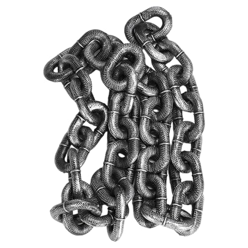 Pet Traction Rope with Imitating Iron Chain 1.5 m Length Funny Photo Props Interessantes Dog Chain Accessories von KAKASEA
