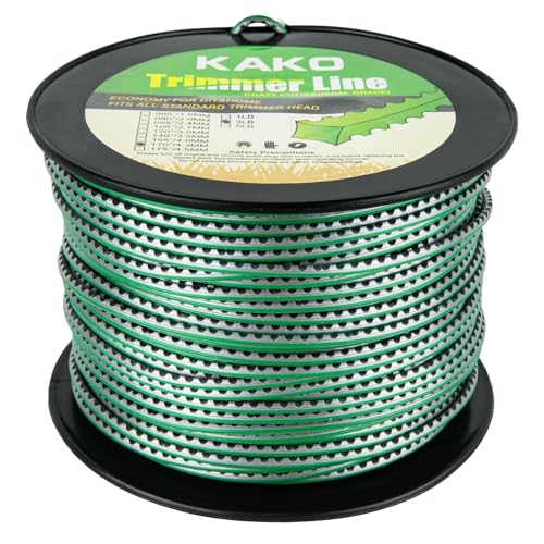 KAKO 170 Trimmerfaden Sägezahn, 1,4 kg, Doppelkern-Saite, gezackte Trimmerfadenspule KAKO 170 Trimmerfaden Sägezahn, 1,4 kg, Doppelkern-Saite, gezackte Trimmerfadenspule von KAKO