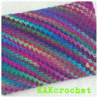 Gehäkelter Regenbogen Afghan Weiche C2C Decke, Benutzerdefinierte Farben von KAKcrochet
