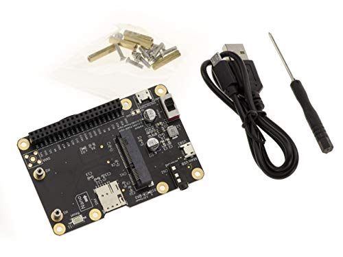 KALEA-INFORMATIQUE 3G 4G LTE HAT für Raspberry Pi, Samsung ARTIK, Latte Panda oder ASUS Tinker. Für MiniPCIe-Module, mit Nano-SIM-Steckplatz. KALEA-INFORMATIQUE 3G 4G LTE HAT für Raspberry Pi, Samsung ARTIK, Latte Panda oder ASUS Tinker. Für MiniPCIe-Module, mit Nano-SIM-Steckplatz. von KALEA-INFORMATIQUE