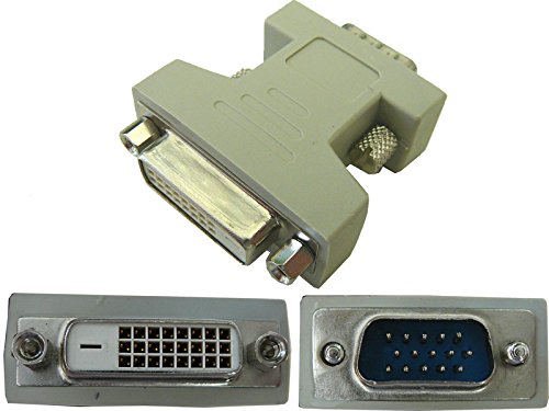 KALEA-INFORMATIQUE Adapter DVI FEM (DVI-D 24+1) auf VGA Male (SUB 15) NUR für DIGITAL VGA. von KALEA-INFORMATIQUE