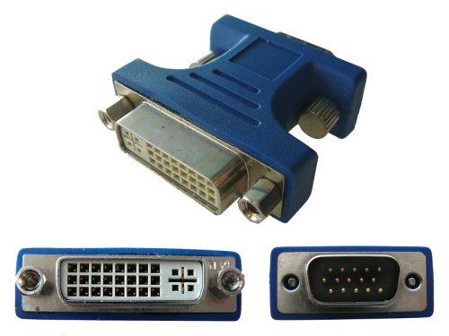 KALEA-INFORMATIQUE Adapter DVI Frau (DVI-I DUAL LINK 24+5) auf VGA Male (SUB 15) von KALEA-INFORMATIQUE