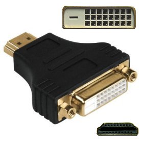 KALEA-INFORMATIQUE Adapter für Video-Daten HDMI 19 Male auf DVI 24+1 FEMMEL (DVI-D). von KALEA-INFORMATIQUE