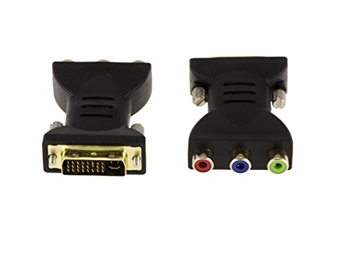 KALEA-INFORMATIQUE DVI-Adapter (DVI-I 24+5 Pins) Stecker auf RCA (RGB RGB). von KALEA-INFORMATIQUE