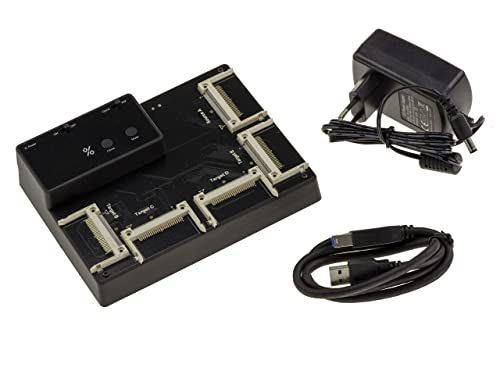 KALEA-INFORMATIQUE Docking Station. Dock für 5 COMPACT Flash-Karten USB3.0-Verbindung MIT CLONAGE-Funktion. Externe Stromversorgung. USB 3 5G. von KALEA-INFORMATIQUE
