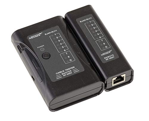 KALEA-INFORMATIQUE Durchgangstester für RJ45- oder RJ11-Netzwerkkabel. Stromversorgung über Batterie oder USB-Kabel. von KALEA-INFORMATIQUE