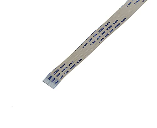 KALEA-INFORMATIQUE FPC ZIF-Band Matte 24 AWM-Fäden, 0,5 mm Abstand, 200 mm lang, 12,5 mm breit. Anschlüsse auf derselben Seite der FPC-Matte. von KALEA-INFORMATIQUE