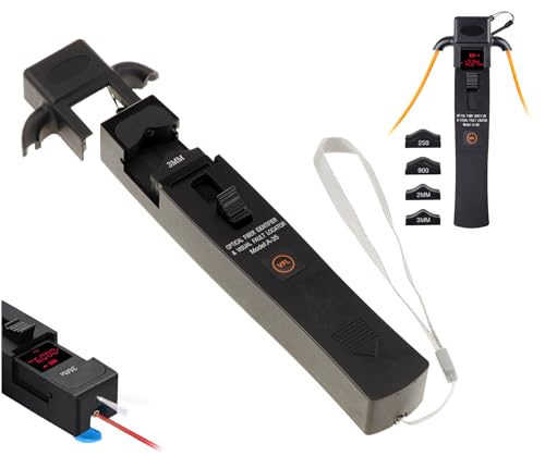 KALEA-INFORMATIQUE Faseroptischer Identifizierer Fiber identifier mit integriertem visuellen VFL 10mW-Fehlerortungsgerät, Arbeitswellenlänge 800-1700nm von KALEA-INFORMATIQUE