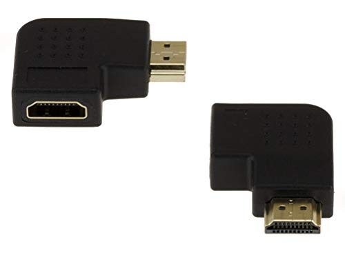 KALEA-INFORMATIQUE Flachadapter mit 90°-Winkel nach Links HDMI Typ A Buchse auf Stecker von KALEA-INFORMATIQUE