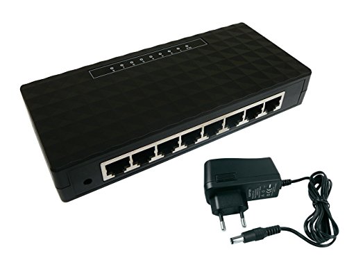KALEA-INFORMATIQUE Gigabit-Netzwerk-Switch LAN ethernet 10 100 1000 Mbps 8 RJ45-Ports mit externer Stromversorgung. KALEA-INFORMATIQUE Gigabit-Netzwerk-Switch LAN ethernet 10 100 1000 Mbps 8 RJ45-Ports mit externer Stromversorgung. von KALEA-INFORMATIQUE
