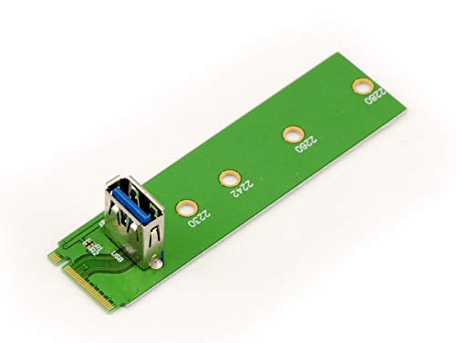 KALEA-INFORMATIQUE M.2-Karte (M2 NGFF PCIe M Key) USB 3.0 für Bitcoin Mining zum Anschluss eines USB/PCIe-Risers (Bitcoin Mining). von KALEA-INFORMATIQUE