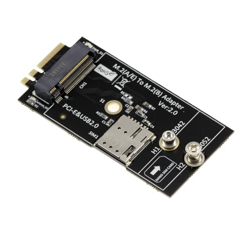 KALEA-INFORMATIQUE M2 B Key und Nano SIM auf M.2 E A Key Adapter für 3G 4G 5G und WiFi Modulkarte, Unterstützung von USB Typ und PCIe Karten. KALEA-INFORMATIQUE M2 B Key und Nano SIM auf M.2 E A Key Adapter für 3G 4G 5G und WiFi Modulkarte, Unterstützung von USB Typ und PCIe Karten. von KALEA-INFORMATIQUE