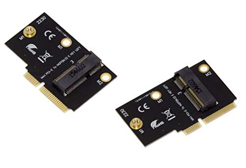 KALEA-INFORMATIQUE M2 E Key auf miniPCIe Adapter für Intel AX200 9260 8265 8260 7265 Karten. von KALEA-INFORMATIQUE